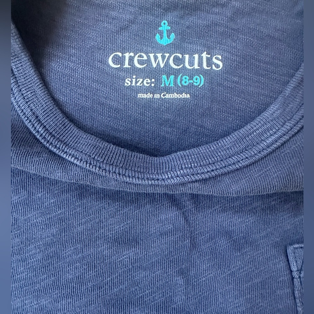 J Crew Crewcuts Pocket Tee M 8-9